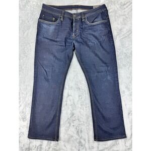 Buffalo Jeans Evan X Basic Slim Fit Dark Wash Mens W36 L32 Button Fly Denim